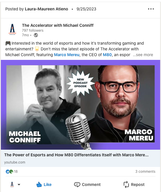 Podcast episode screenshot